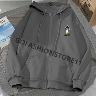 Jaket hoodie wanita Santuy size L XL XXL jaket resleting wanita jaket wanita terbaru 2023 hoodie wan