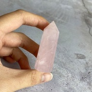 【微瑕特惠】水晶柱- 粉晶 辦公室療癒裝置擺飾