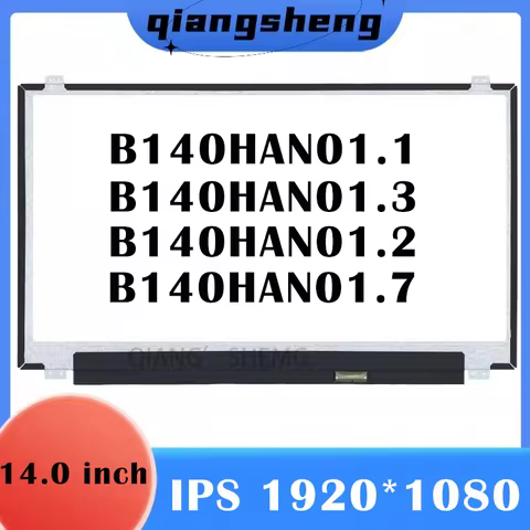 14'' Slim Laptop FHD LCD Screen B140HAN01.1 B140HAN01.2 B140HAN01.7 B140HAN01.3 IPS 1920x1080 72% NT