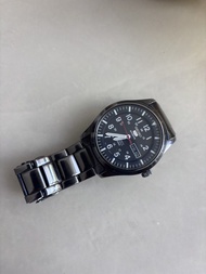 精工Seiko 5 Sports 自動機械錶 全黑鋼帶