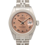 勞力士 Datejust P 系列腕錶，18K 白金（WG）不銹鋼，女士款，粉紅色錶帶，79174