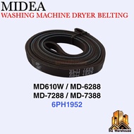 MIDEA MD610W MD-6288 MD-7288 MD-7388 TALI BELTING MESIN PENGERING / MIDEA WASHING MACHINE DRYER BELT