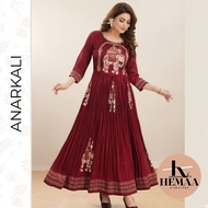 Anarkali | Elephant design | Ethnic Indian wear |Top only