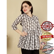 100% ORIGINAL READY STOCK Kurti Indian Women Kurtis Top Saree Sari Punjabi Suit Readymade Kurti UD39