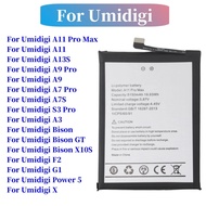 2025 Original Battery For UMI Umidigi A11 A13S A11 Pro Max A7 Pro A7S A9 Pro S3 Pro A3 Bison GT X10S