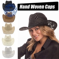 Spring And Summer New Hollow Denim Hat Hand Woven Straw Cool American Hat Upturned Breathable F7q2