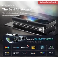 AWOL VISION LTV-3000 Pro 4K 3D Ultra Short Throw Triple Laser Projector (Global Version) - 2 Years W