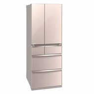 MITSUBISHI 三菱 605公升玻璃鏡面變頻六門冰箱(MR-WX61C-F-C1水晶杏(F))