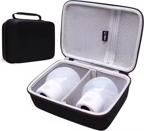 LTGEM Breast Pumps Carrying Bag Case Compatible with 2pcs Momcozy S12 Pro / S12Pro / S9 / M5 / All M