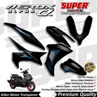 Aerox 155 NEW Sticker Cool Transparent Striping Aerox ALPHA 155 New Transparent UV Sticker Aerox 155