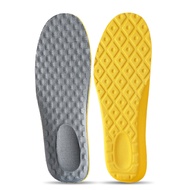 Soft Latex Sport Insoles Breathable Deodorant Shoes Cushion For Men Women Comfortable High Elastic Foot Care Running Insoles