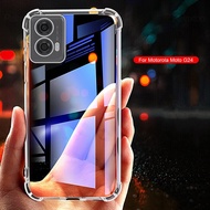 Soft Silicone Clear Cover For Motorola Moto G85 Moto G24 Anti-fall Cover Case G84 Moto G34 Moto G54 