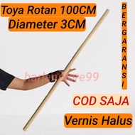 RATTAN TOYA - TOYA WHUSU - PENCAK SILAT TOYA - RATTAN STICK - 100CM LENGTH