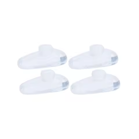 SmartVLT Clear Rubber Nose Pads Replacement for Oakley Socket 5.5 OX3218 / Socket 5.0 OX3217 / Socke
