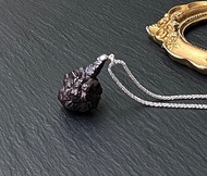 能量原石-天然埃及預言石 上帝溝通石 天機石 925純銀鈦鋼項鍊