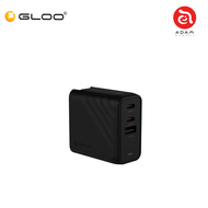 ADAM elements P67 GaN 67W 3-Port Fast Charging Wall Charger - Black