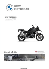 BMW Motorrad R1250 GS / R1250GS / R 1250 GS K50 2018 - 2022 Workshop Repair Service Manual