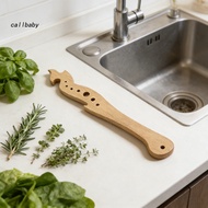 <callbaby> Kitchen Herb Tool Herb Stem Remover Herb Stripper Wooden 7-hole Leaf Stem Remover Tool fo
