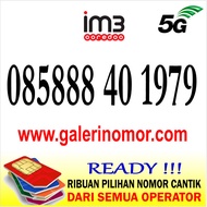 Nomor Cantik IM3 Seri Tahun Lahir Indosat Prabayar Support 5G Nomer Kartu Perdana 085888 40 1979