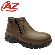 Amazing Mall 0317 safety shoes boots kasut kerja lelaki leather safety shoes size 5UK -11UK