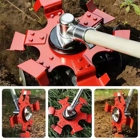 Manganese Steel Trenching Wheel 240mm Small Tiller Cultivator Soil Loosening Weeding Wheel Grass Cut