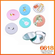 Bulat Cermin Hiasan Poket Kartun Cermin Hadiah Round Pocket Makeup Korean Mirror Mini Cartoon Small Mirror Door Gifts