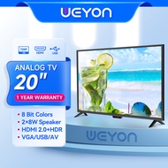 WEYON 20 นิ้ว LED TV อนาลอค ทีวี HD Ready  (1xUSB 1xHDMI) ราคาพิเศษ TCLG20B