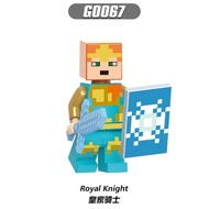 Compatible With LEGO Minecraft G0110 Building Block Minifigure Explorer Ocelot Farmer Panda Villager