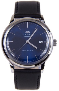 [Powermatic] Orient FAC0000DD0 Bambino Version 3 Automatic Blue Dial Silver Tone Leather Men's Watch