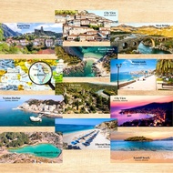 Albania Tirana Gift Souvenir Fridge Magnet Door Gift Food Culture Festivities 10 cm x 5