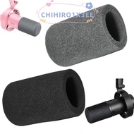 CHIHIRO1X3EE 1pcs Microphone Cover, Replacement Flocked Sponge Foam Mic Windscreen Cover, Profession