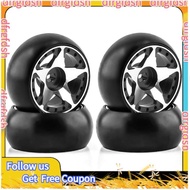 【D&F】Hard Plastic Drift Tire Tyre with Metal Wheel Rim for  284131 K969 K989  Mini-Z 1/28 RC Car Upg