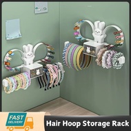 Cute Rabbit Hair Hoop Storage Rack Clothes Jewellery Hanging Storage Rack Hanging Jewelry Storage
