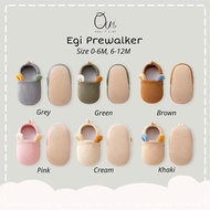 Oui Egi Prewalker / unisex anti-slip baby shoes 0-12 months