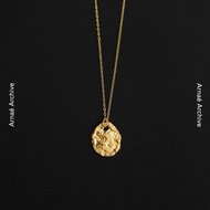 Arnaé Archive - Gold Sunspot Pendant Necklace - Unisex Necklace