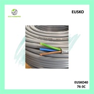 Eusko 40/0.76MM X 3C Flexbile Cable (GREY)