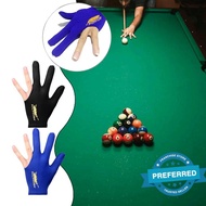 Billiards Three Fingers Glove Spandex Left Hand Snooker Glove Billiard Free Fitness Size K6s4