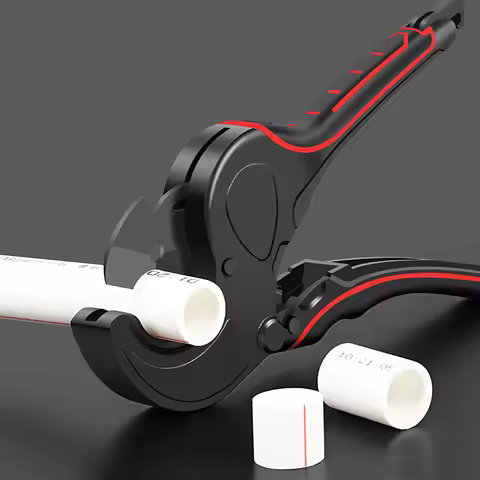 Pipe Cutter 32mm 42mm 63mm 75mm Aluminum Alloy Body Ratchet Scissors Tube Cutter PVC/PU/PP/PE Hose C