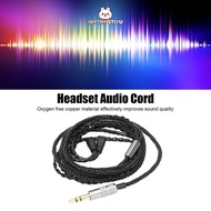 IOPTIMISTIYU 3.5mm Headphone Sound Cable, Flexible 120mm Length Earphone Replacement Cable, Plug and