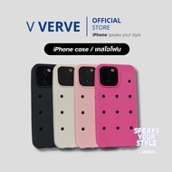 Verve-Shockproof Phone Case There Are 10 Decorative Holes Can Be Used With A Shoe Charm. iPhone 15/1