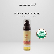 GORGEOUS JO The Aroma Shop Organic Rose Hair Oil (50ml)