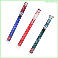 RAN Erasable Christmas Gel Inks Pen 0 5mm Needle Tip for Christmas Stocking Fillers