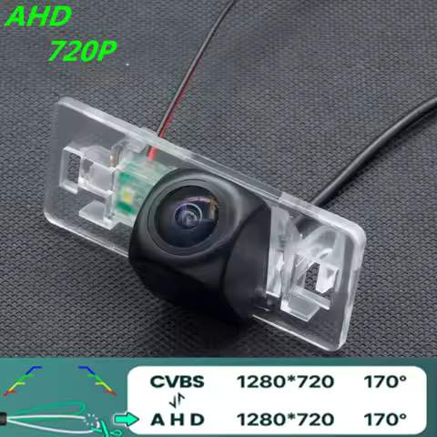 AHD 720P/1080P Fisheye Car Rear View Camera For Audi Q5 2009-2012 Q7 TT A6 S6 A5 S5 A4 S4 A3 S3 A1 R