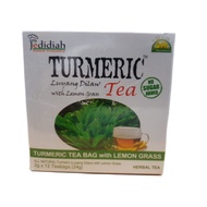 2022TURMERIC TEA - Turmeric Tea Bag with Lemon Grass (pack of 1 box x 24 grams) - 12 tea bags x 2 gr