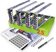 WorkDone 4-Pack - 2.5" Hard Drive Caddy G176J Compatible for Dell PowerEdge Server - T440 T640 R330 