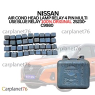 NISSAN  AIR COND HEAD LAMP RELAY 4 PIN MULTI USE BLUE RELAY 100% ORIGINAL  25230-C9980