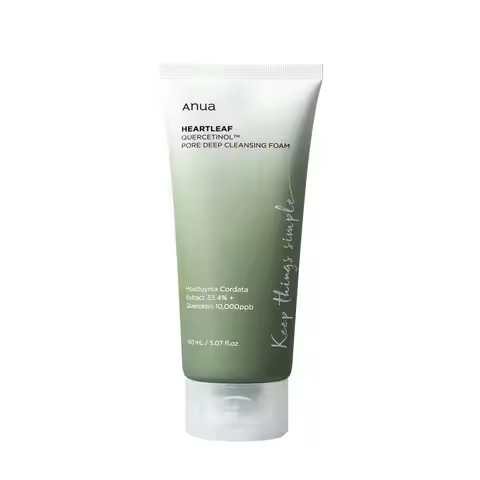 ANUA Heartleaf Quercetin Pore Deep Cleansing Foam, Cleanser, Double Cleanse, BHA, Hyaluronic Acid, C