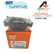 AUTOPLUS HONDA CIVIC TEA REAR(RR) BRAKE PAD #TC43022-TBA-A02-AP