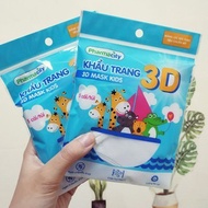 Children's 3D mask (pack of 5) with smart design using N95 filter