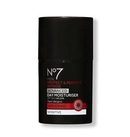 No7 Men Protect & Perfect Intense ADVANCED Day Moisturiser UVA/UVB SPF15 50ml. นัมเบอร์เซเว่น เมน โพ